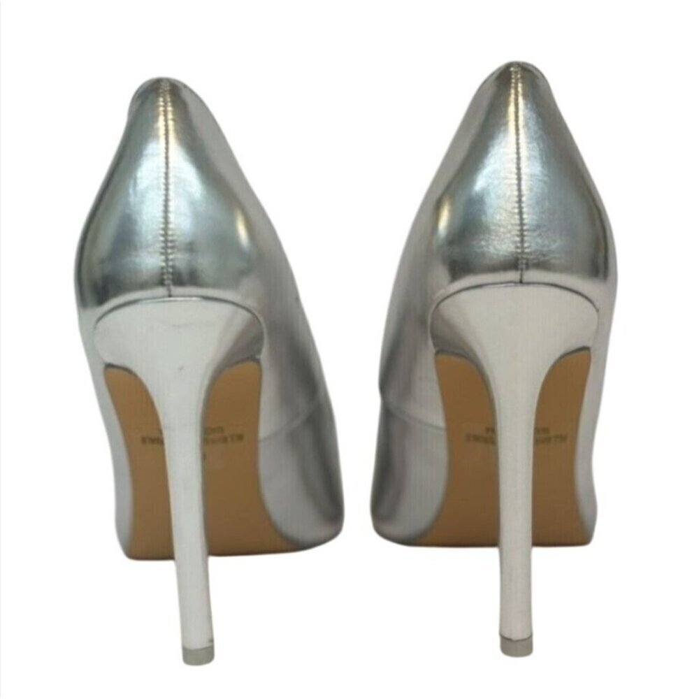 OLIVIA FERGUSON / Kiara / Metallic Silver / Pointed / Toe High Heel / Stilettos - Picture 6 of 8